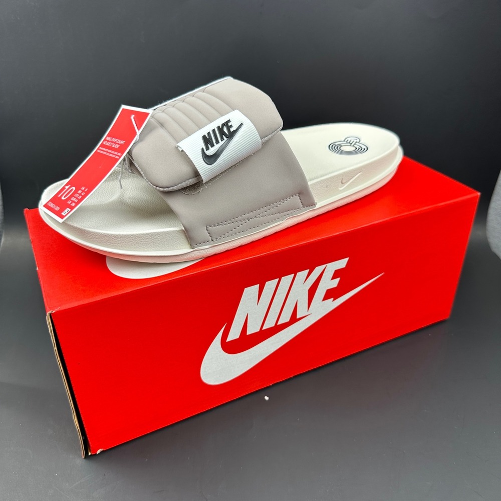Nike Offcourt Adjust Slide Mens Phantom College Grey Sandals DQ9624-009 Shoes 10